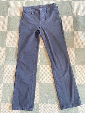 NYDJ Marilyn Straight Jean Utility Pocket in Starless Sky (Size 0)